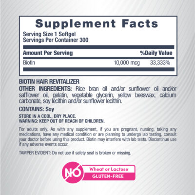 Neocell Biotin Hair Revitalizer 10000 mcg 300 Softgels Price in BD 