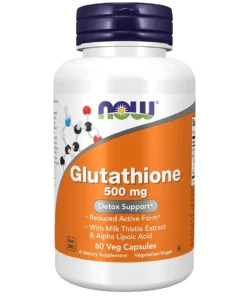 NOW Glutathione 500mg 60 Capsules