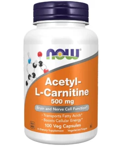 NOW Acetyl L-Carnitine 500mg 100 Capsules
