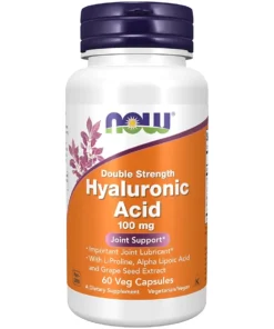 NOW Hyaluronic Acid 100mg 60 Capsules