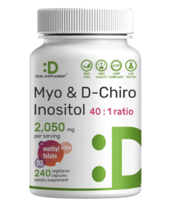 Deal Supplement Myo & D-Chiro Inositol 2050mg 240 Vegetarian Capsules | Price in Bangladesh