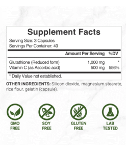 Deal Supplement Glutathione Supplement 1000mg Per Serving 120 Capsules | Price in Bangladesh