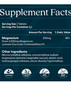 Doctor’s Best High Absorption Magnesium Glycinate Lysinate 200mg 120 Tablets | Price in Bangladesh