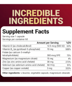 Dr. Berg Zinc With Magnesium, Vitamin D3 & Selenium 30mg 60 Capsules | Price in Bangladesh