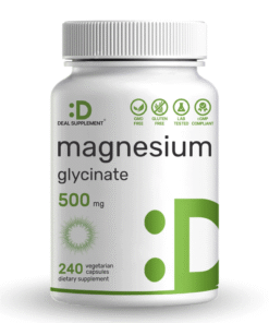 Deal Supplement Magnesium Glycinate 500mg 240 Veggie Capsules | Price in Bangladesh