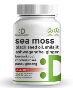 Deal Supplement Irish Sea Moss 7000 mg Per Serving 240 Veggie Capsules | Price in Bangladesh