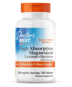 Doctor’s Best High Absorption Magnesium Glycinate Lysinate 200mg 120 Tablets | Price in Bangladesh