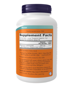 Now Magnesium Bisglycinate Powder 227 Gram