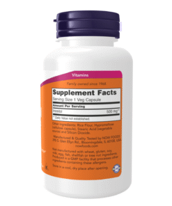 NOW Inositol Capsules 500mg 100 Veg Capsules | Buy in BD
