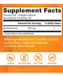 Doctor’s Best Benfotiamine with BenfoPure 300mg 60 Veggie Caps | Price in Bangladesh