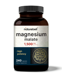 NatureBell Magnesium Malate 1500mg 240 Capsules – Energy & Muscle Support Supplement in Bangladesh