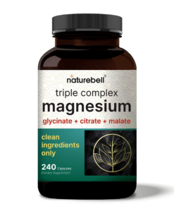 NatureBell Magnesium Glycinate + Citrate + Malate Triple Complex 240 Capsules – Advanced Magnesium Supplement in Bangladesh
