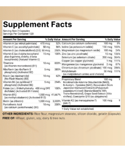 NatureBell Methylated Multivitamin Highly Bioavailable 240 Capsules – Advanced Daily Multivitamin in Bangladesh