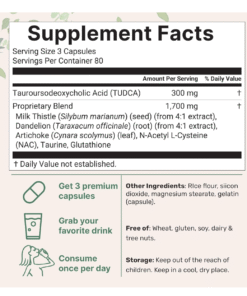 Micro Ingredients TUDCA 2000mg Bile Salts Supplement 240 Capsules Price in Bangladesh