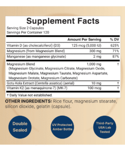 NatureBell Magnesium 12-in-1 Complex 1000mg 240 Capsules – Advanced Magnesium Supplement in Bangladesh