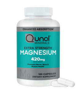 Qunol Magnesium 420 mg Extra Strength 180 capsules