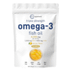 Micro Ingredients Triple Strength Omega 3 Fish Oil Supplements 4200mg Per Serving 240 Softgels